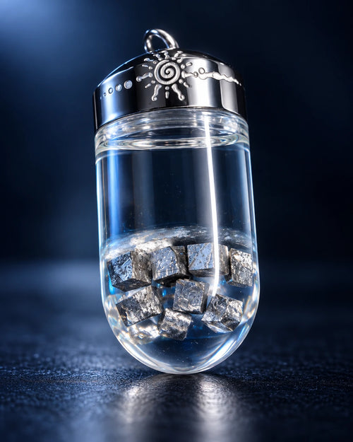 STELLARK Soul Capsule - Nine meteorite cubes in clear liquid